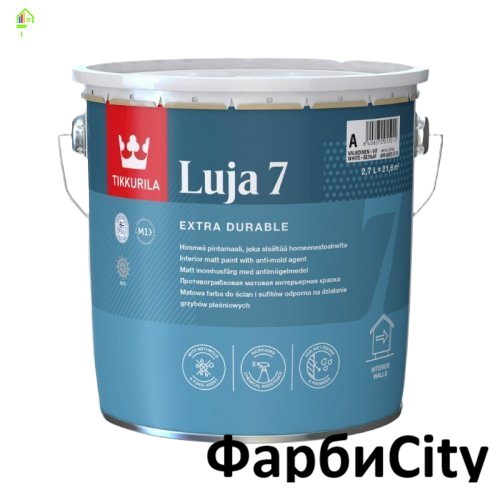Фарба Tikkurila Luja 7 (Тіккуріла Луя 7), база С. 6025 фото