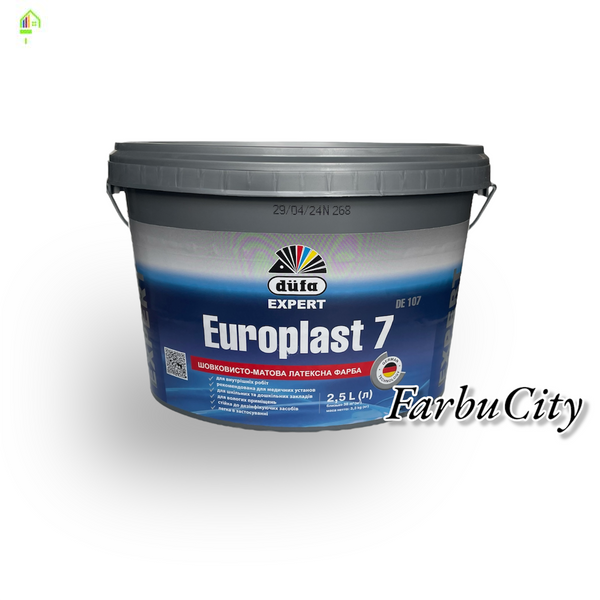 Фарба латексна Europlast 7 DE 107, напівмат.   ( Європласт ) 1244 фото